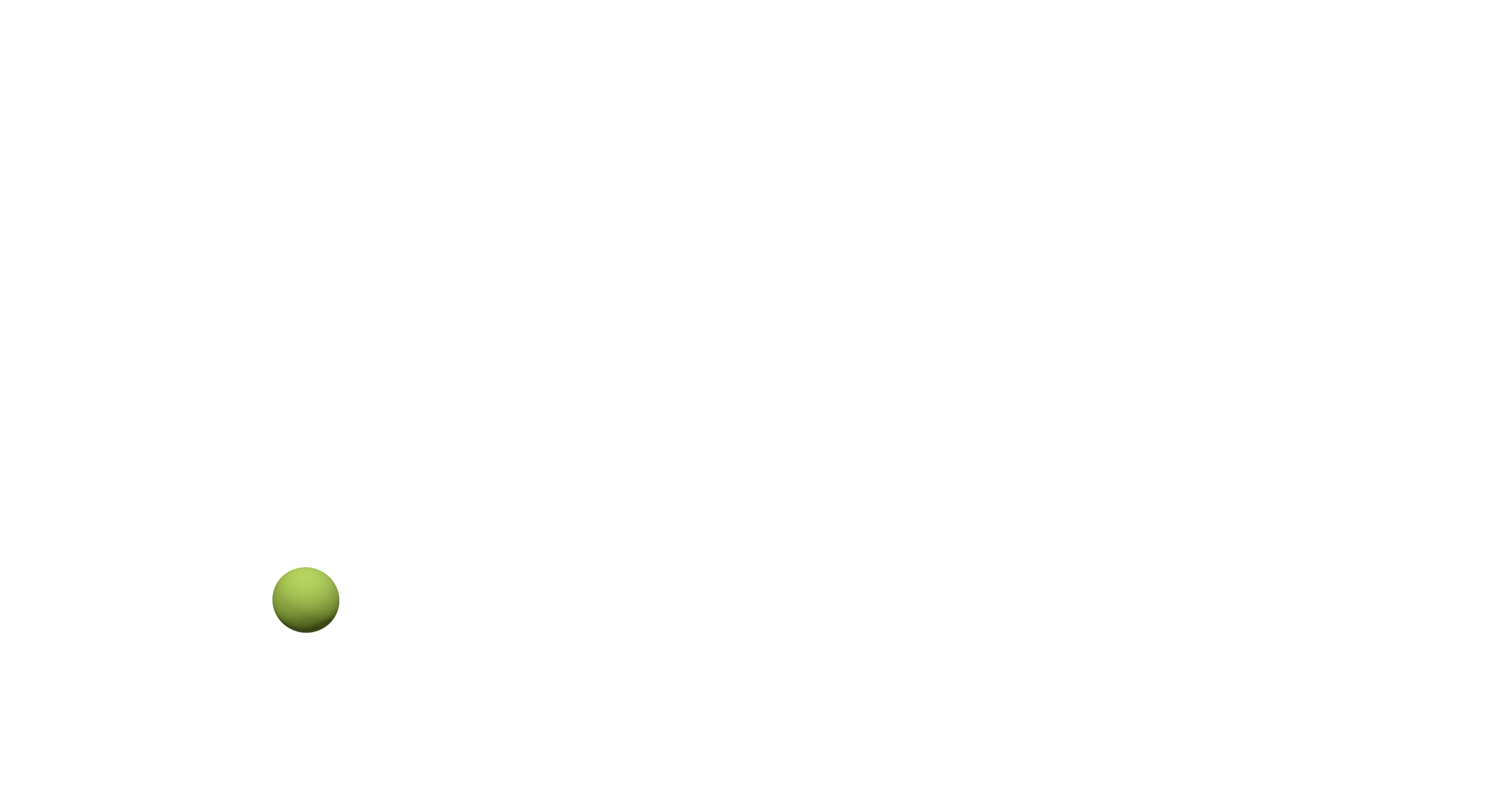 kleine linke grüne Ball